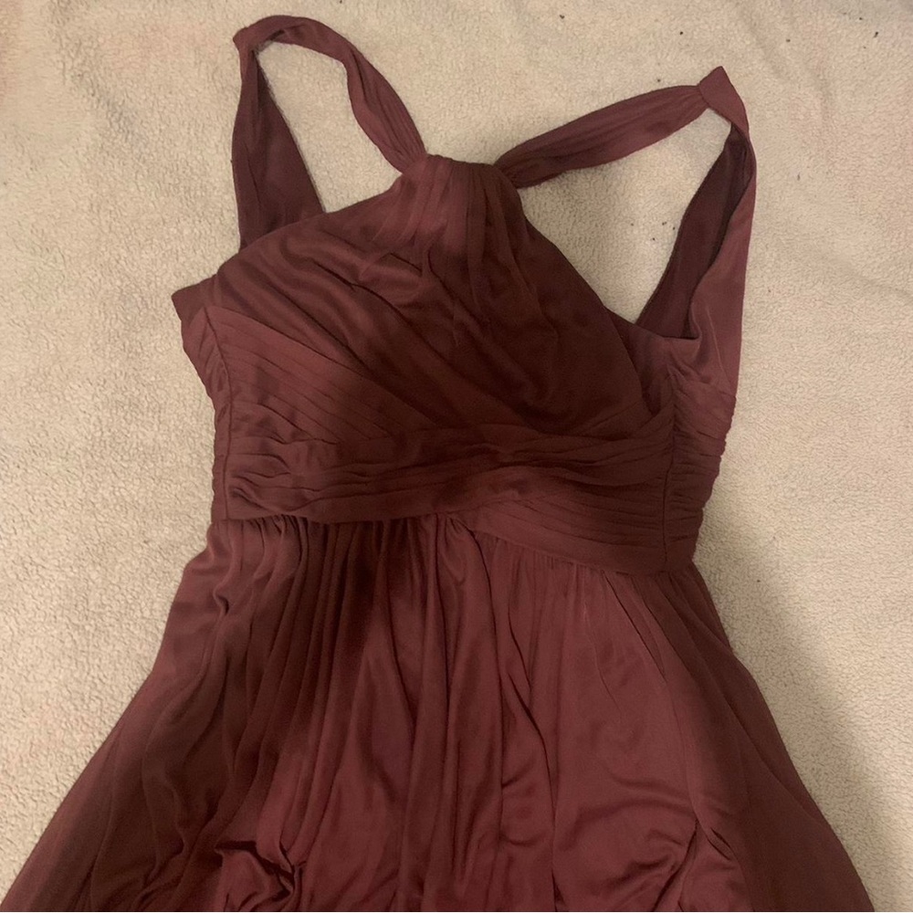 davids bridal prom/bridesmaid dress. size large. only worn once.